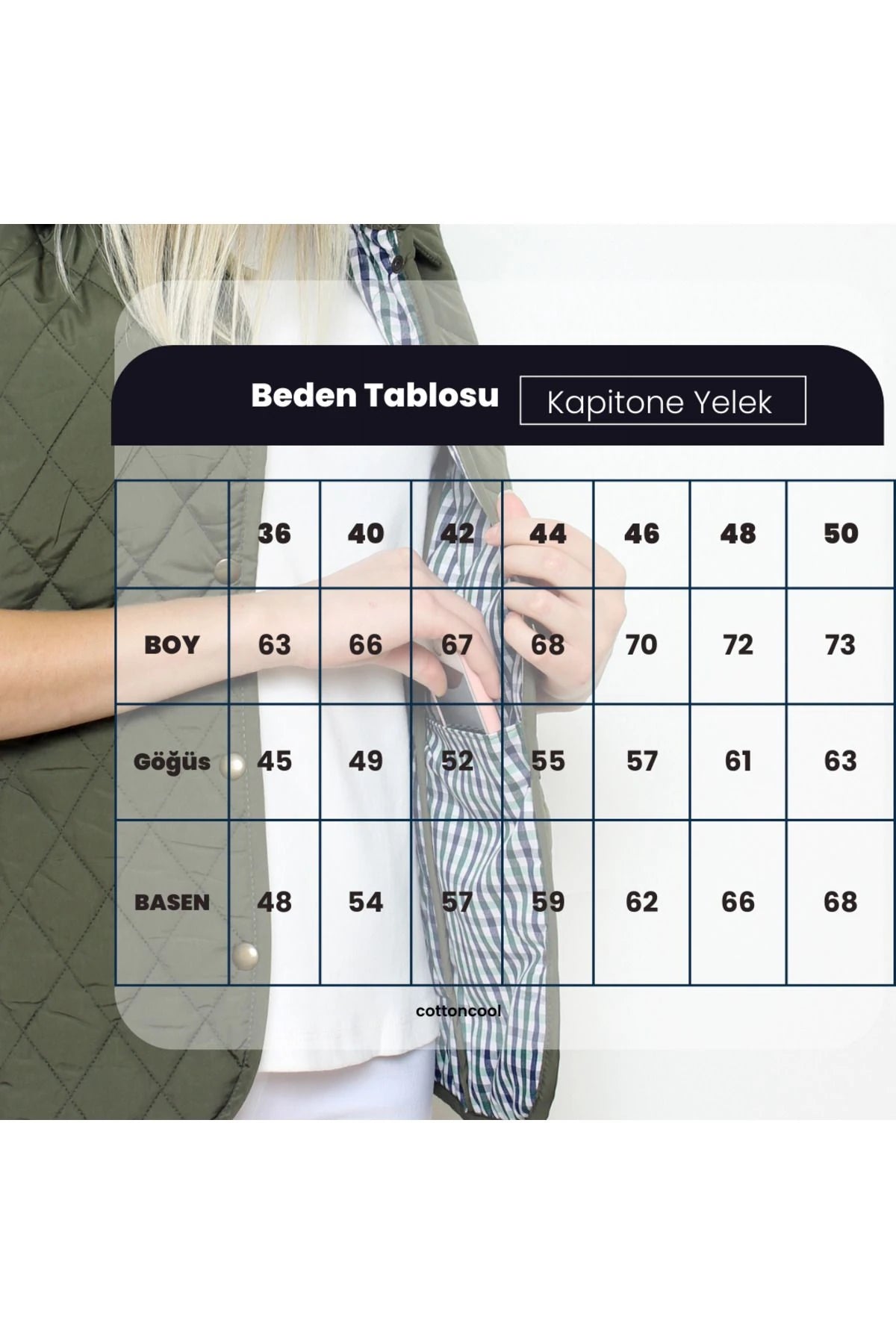 Kadın Kapitone Yelek Si̇yah