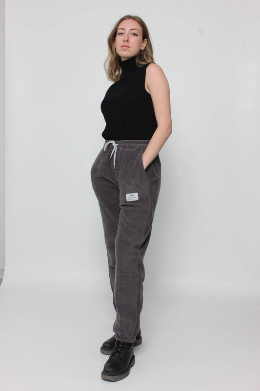 Kadın Oversize Polar Eşofman Alt Antrasi̇t